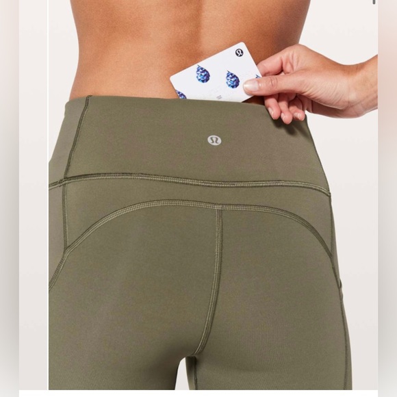 Lululemon All The Right Places Crop ll- 23” size 2 Sage - Picture 7 of 8